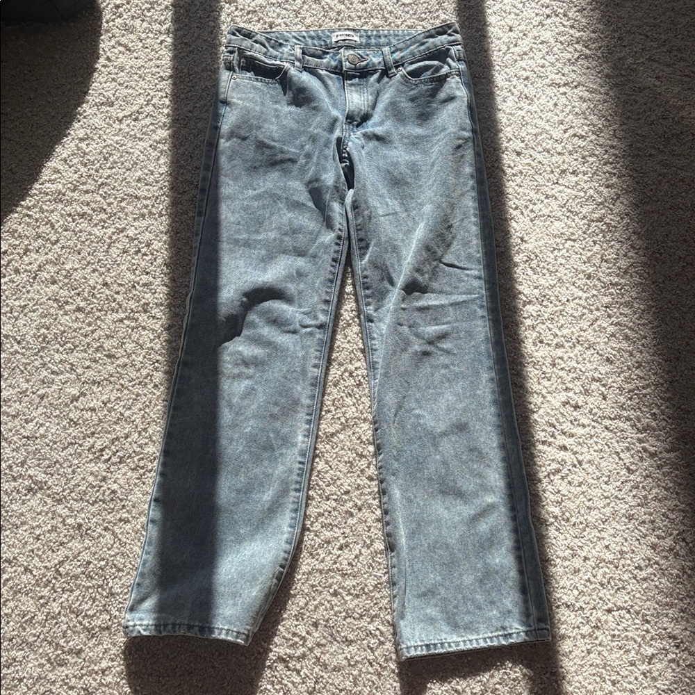RSQ Light Blue Straight Baggy Jeans